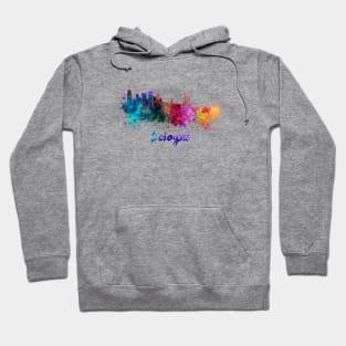 Cologne skyline in watercolor Hoodie